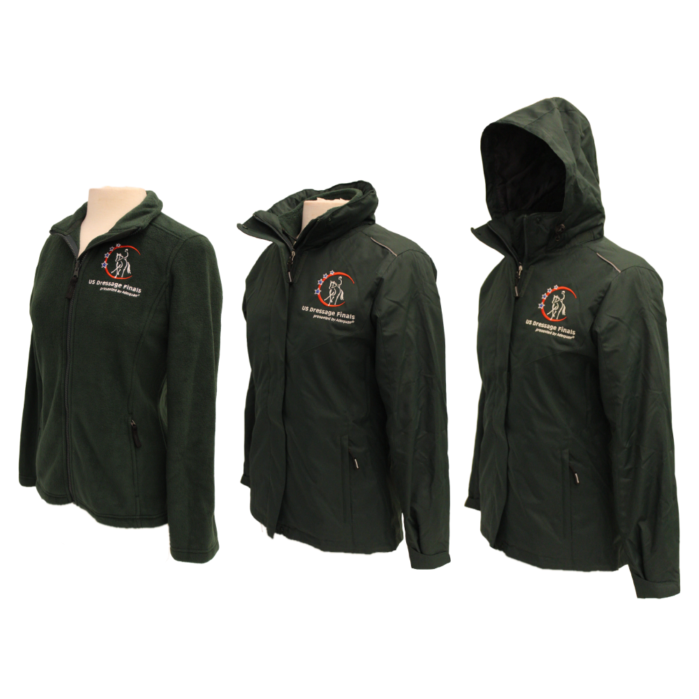 Women's 3-in-1 Jacket (Forest Green)