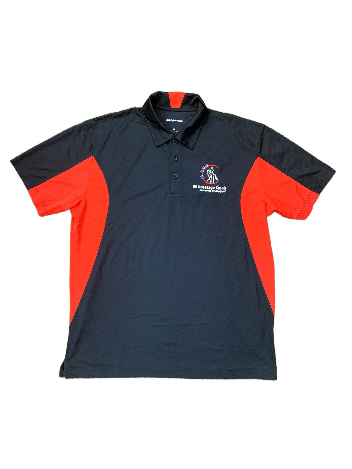 Men's Large Logo Two-Tone Polo