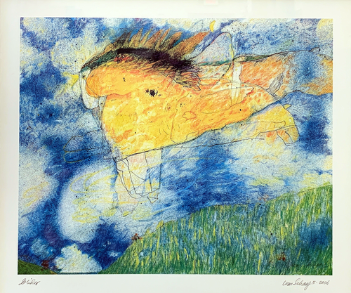 Glider Watercolor Print