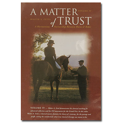 Walter Zettl's A Matter Of Trust DVD Series
