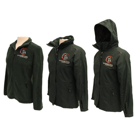 Women's 3-in-1 Jacket (Forest Green)