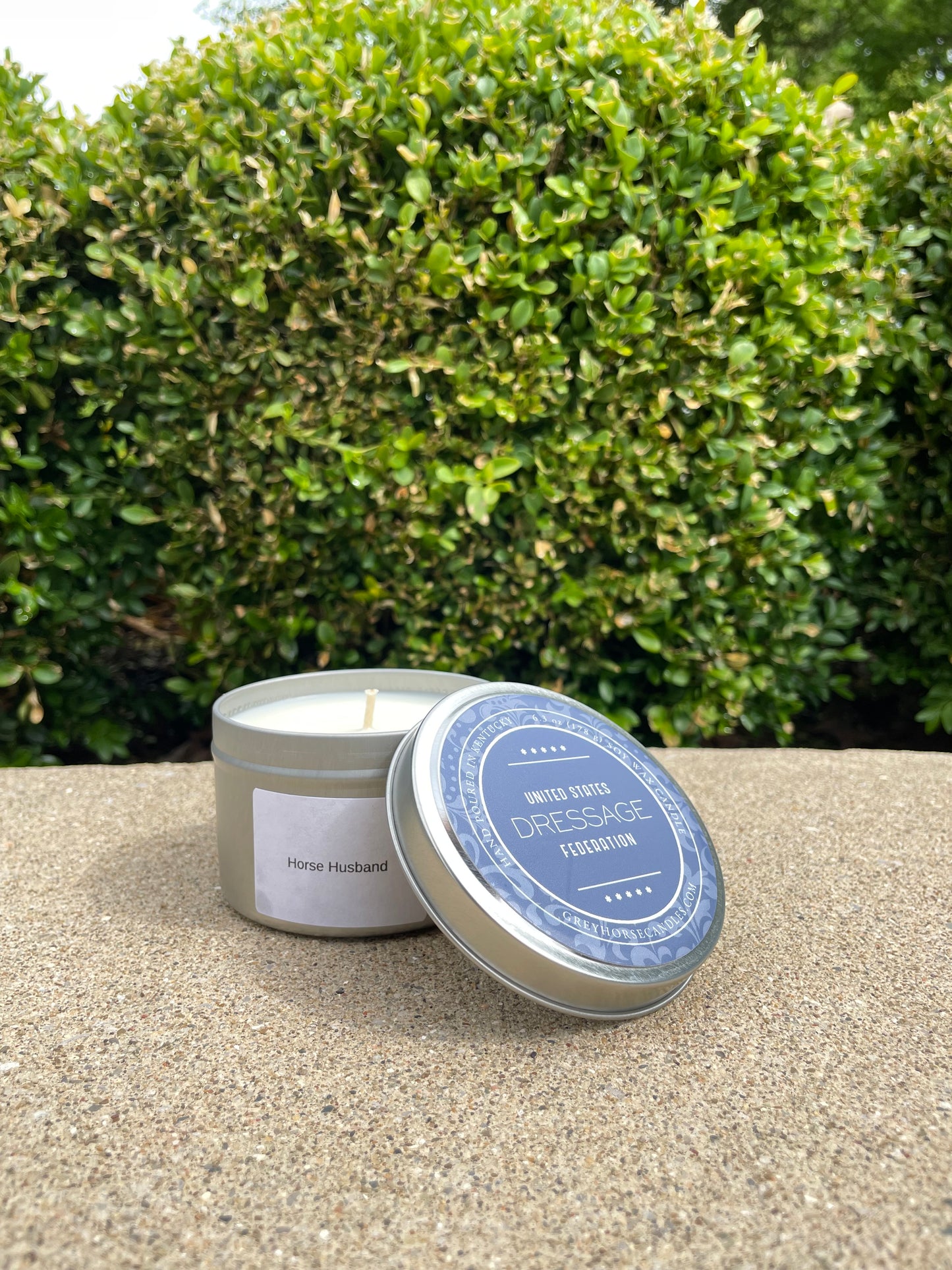 Grey Horse Candles USDF Candle