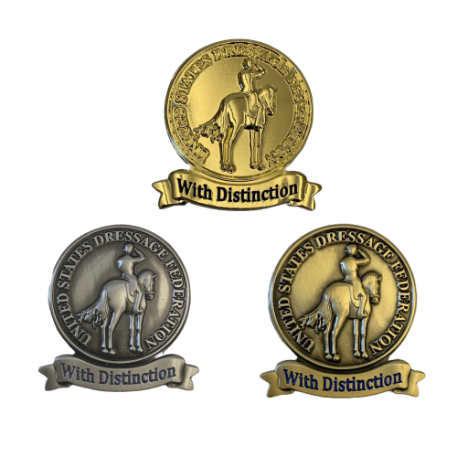 Rider Lapel Pins With Distinction – USDF Online Store
