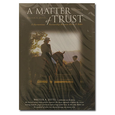 Walter Zettl's A Matter Of Trust Series