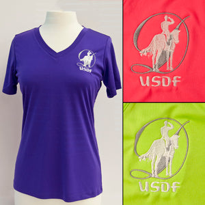 USDF Women's Short Sleeve Athletic Tee