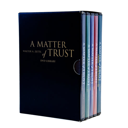 Walter Zettl's A Matter Of Trust DVD Series